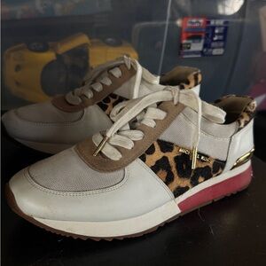 Michael Kors Leopard Print Women Sneakers